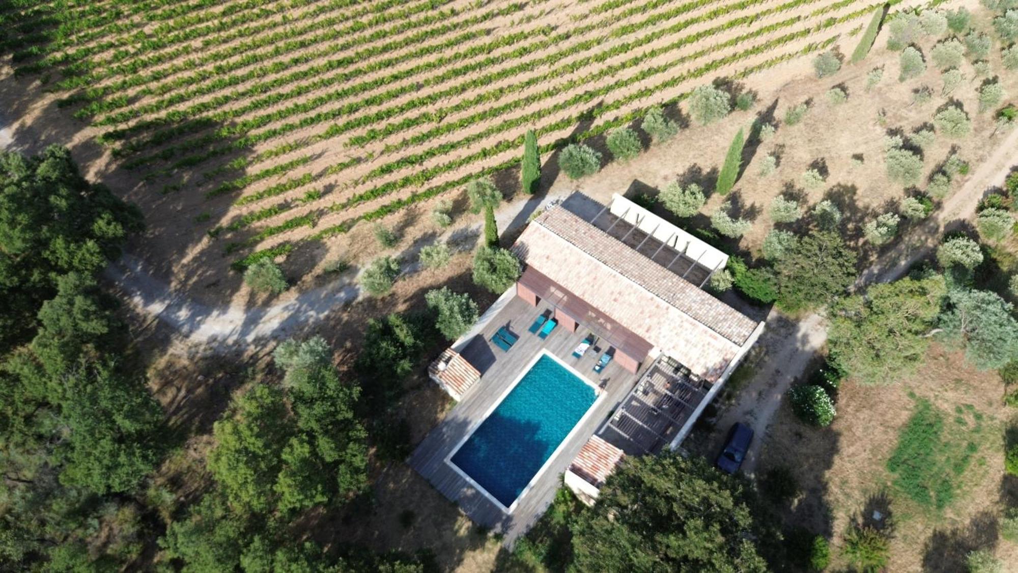 Magnifique Villa Avec Piscine Au Coeur Des Vignes コゴラン エクステリア 写真
